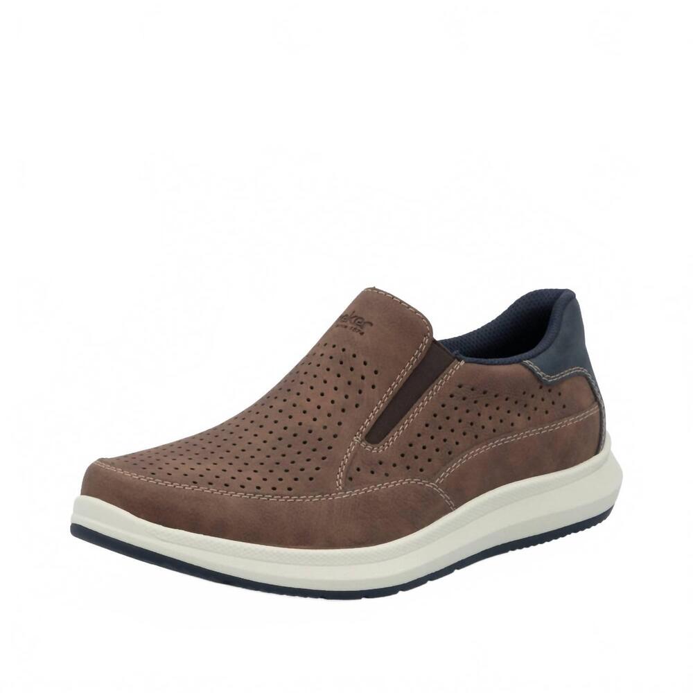 NEW RIEKER men's reinhard sneaker in fuchs/midnight